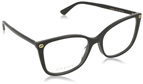 GUCCI GG0698OA 001 Black Square Round Men