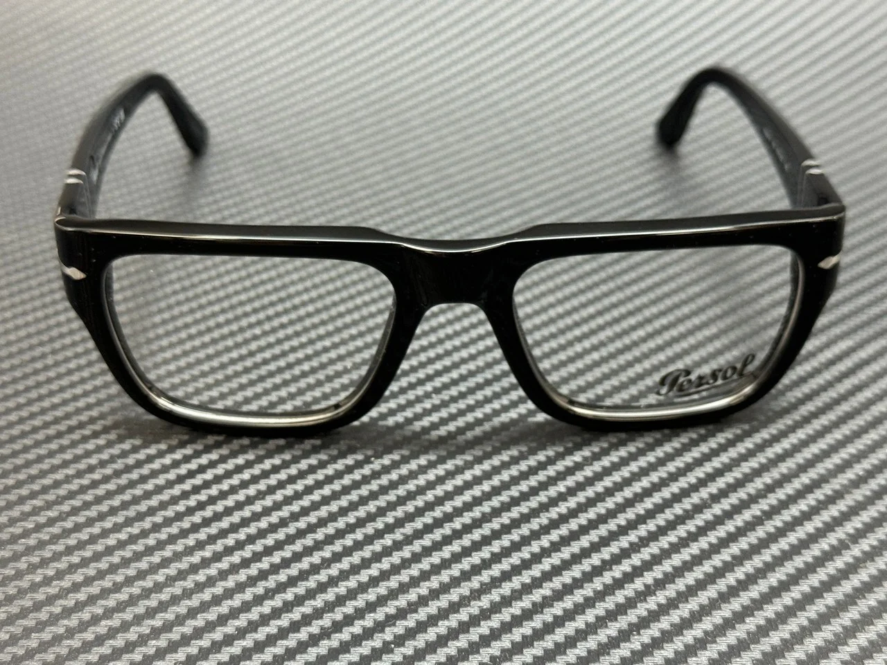PERSOL PO3348V 95 Black Unisex 53 mm Eyeglasses 3