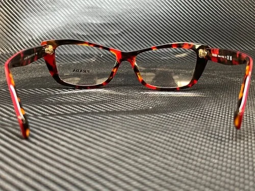 PRADA PR 15XV 07C1O1 Red/Havana Cat Eye 53 mm Women 4