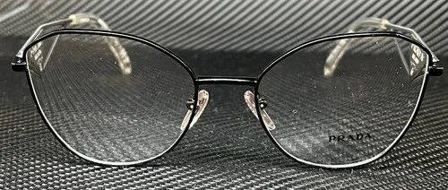 PRADA PR 52ZV 1AB1O1 Black Silver Women 2