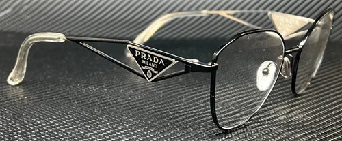 PRADA PR 52ZV 1AB1O1 Black Silver Women 3