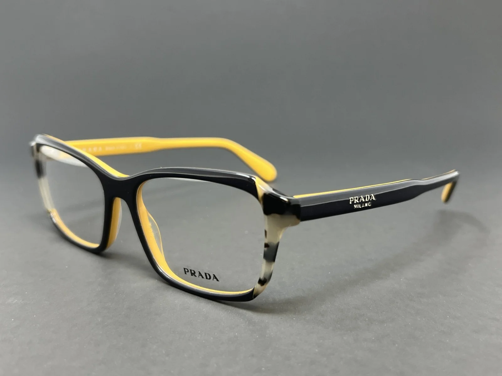 Prada PR01VV-30Z1O1-53 Top Blue Yellow Grey Havana 53mm Women